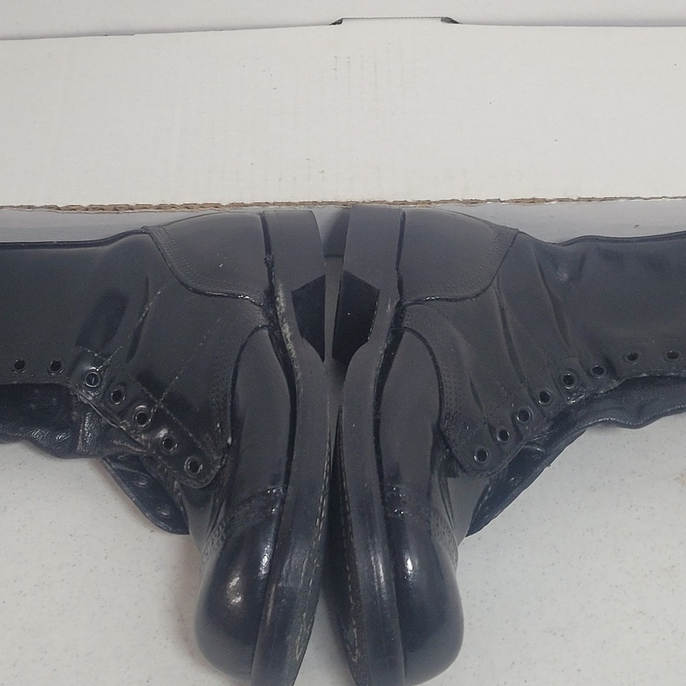 Corcoran 1500 Mens Black Leather Jump Boots Military Paratrooper Cap Toe 7 EE - Picture 8 of 11